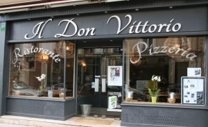 Vitrine de Restaurant italien Il Don Vittorio